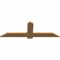 Ekena Millwork Eugene Smooth Timber Gable Bracket, Western Red Cedar, 60"W x 20"H x 1 1/2"D x 5 1/2"F, 8/12 Pitch GBW060X20X0206EUG00SWR - alternate 3